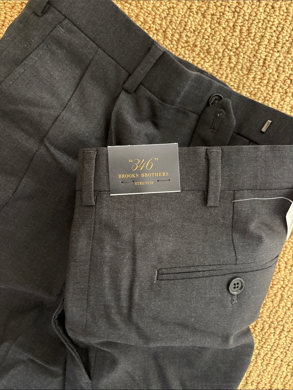 Brooks Brothers classic wool slacks with a touch of stretch size 40/31
